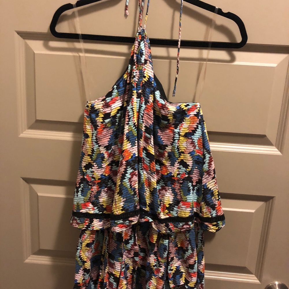 Printed romper